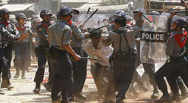Seven Ethnic Rakhine Killed as Myanmar Police Fire on Riot Seven Ethnic Rakhine Killed as Myanmar Police Fire on Riot